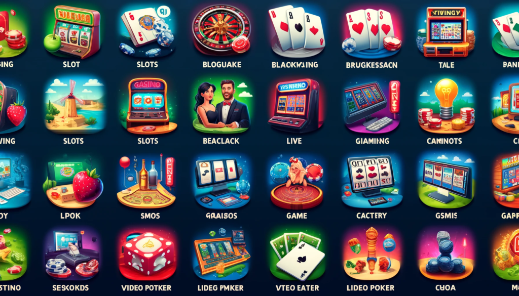 Various games available at Pinup online casino